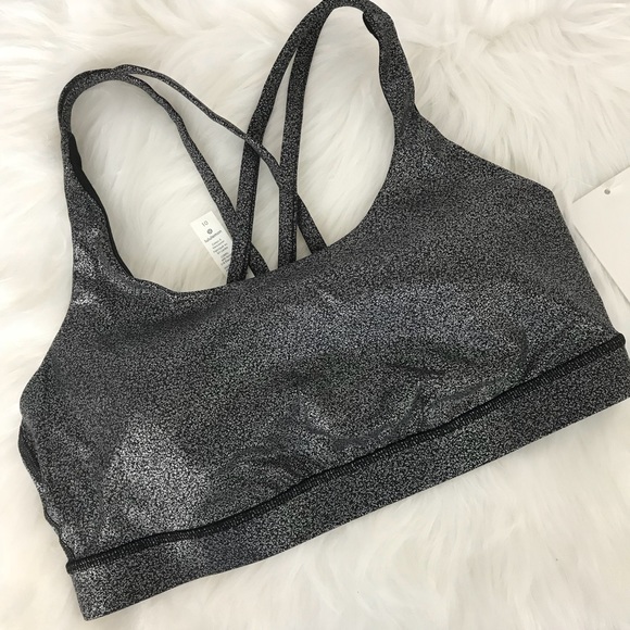 lululemon athletica Other - NWT lululemon energy bra foil silver Luminosity